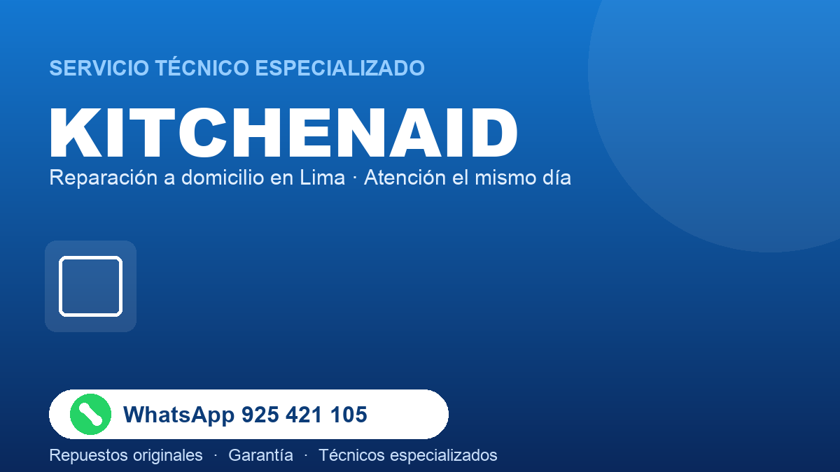 servicio tecnico de batidoras KITCHENAID